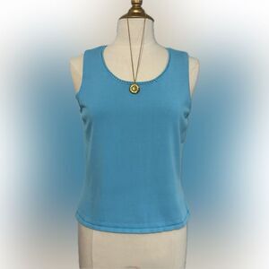 Beautiful blue City Girl Nancy Bolen intricately designed top!